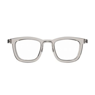 Lindberg Grey Acetanium 1065 Acetate-Titanium Blend Square Sunglasses
