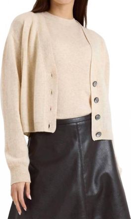 Brodie Alani V-Neck Cardigan In Cygnet