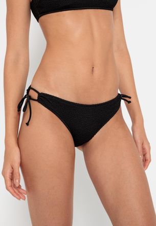 Lascana Bikini-Hose LSCN BY LASCANA Lou, Damen, Gr. L, N-Gr, schwarz, Elasthan, Polyester, Strukturmuster, Badehosen Bikini-Hose, aus trendiger Strukturware