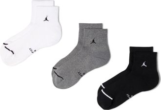 Nike Jordan Everyday Elevated Ankle Socks (3 Pairs) in Multicolor | IR6320-900