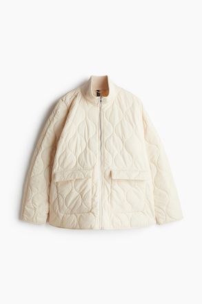 H&M Oversized Steppjacke - Beige