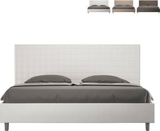 Itamoby Cama De Matrimonio King Size 180x200 Contenedor De Dise&ntilde;o Sunny K Color: Blanco - Versi&oacute;n: Modelo Est&aacute;ndar