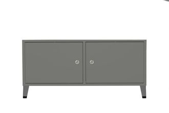 Really Nice Things C&oacute;moda de acero gris