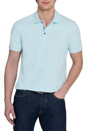 ConStruct Slim Fit Short Sleeve Solid Polo in Ice Blue at Nordstrom, Size Xx-Large