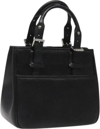 Burberry Pre-owned Handbags, female, Black, Size: ONE SIZE Pre-owned Vintage Handbag