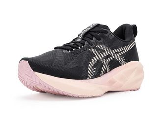 Asics Novablast 5 Womens Running Shoes Black/Pearl Pink : 11.5 B - Medium, Synthetic