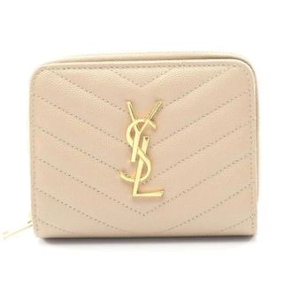 Saint Laurent Portafoglio in pelle Pre-owned - - Pre-owned - Donna - Beige - ONE SIZE