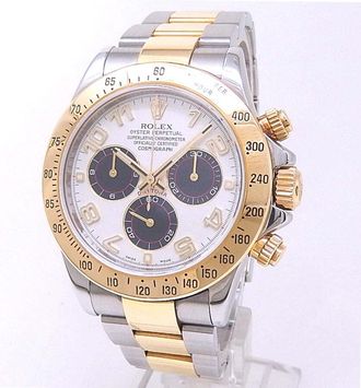 Rolex Pre-owned Rolex Daytona Chronograph Automatic Chronometer White Dial Mens Watch 116523 IBKAO