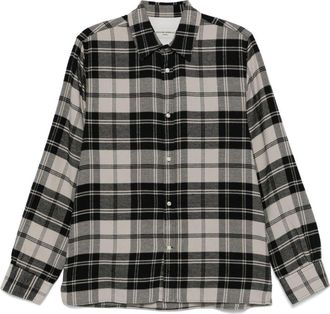 Officine Générale Alex shirt - men - Cotton - M - Black