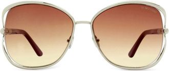Tom Ford Eyewear Marta sunglasses - women - Plastic/Metal (Other) - One Size - Gold