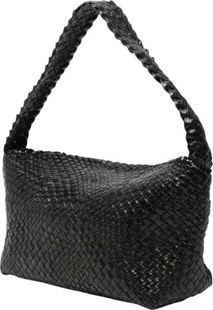 Ibeliv Aura Bolso de Cuero Tejido - Bags - Mujer - Negro - ONE SIZE