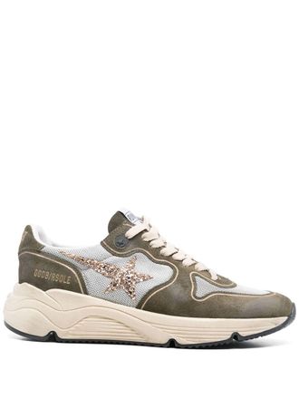 Golden Goose Running Sole sneakers - women - Suede - 40 - White/red/beige/ice