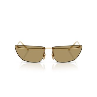 Prada 0pr C52s Angular Metal Frame Sunglasses