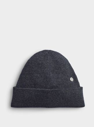 Acne Studios Mens Signature rivet fine-ribbed Tuque Hat