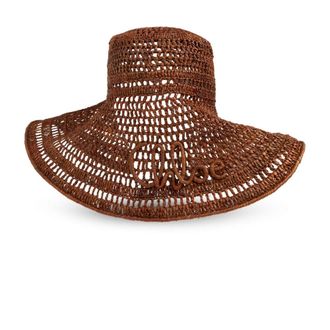 Chlo&eacute; Hats, female, Brown, Size: S Raffia Capeline Hat
