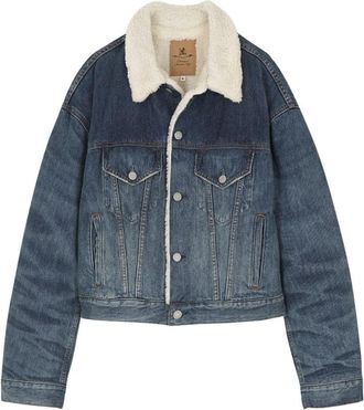 Denimist Iris Boxy Trucker Jacket - Dames - Spijkerjassen - Blauw - XS - Katoen - Jassen