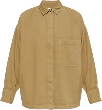 Darkpark Jenny Denim Shirt - Dames - Spijkeroverhemden - Beige - XS - Denim - Overhemden