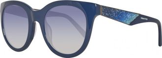 Swarovski Womens SK0126-5090W SK0126 22 5090W Sunglasses - Blue - One Size