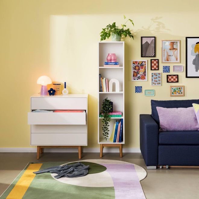 Mørteens home24 Kommode 80 x 90 x 45cm Weiß/Weiß ab 219,99 €
