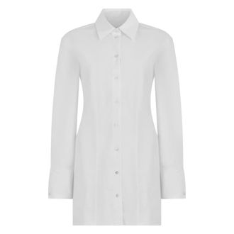 Alexander Wang Alexander Wang, Shirt Dresses, female, White, Size: XS Mini Shirt Dress