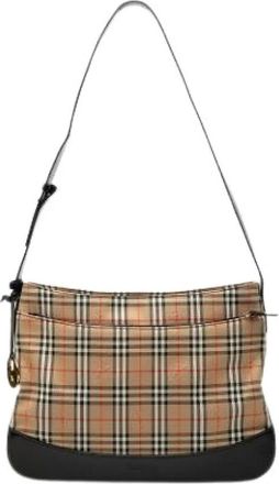 Burberry Pre-owned Shoulder Bags, female, Beige, Size: ONE SIZE Pre-owned Shoulder Bag