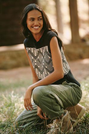 Varley Oline Fairisle Cotton Wool Blend Top