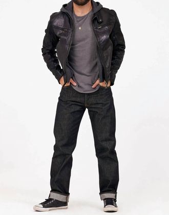 Mauritius Biko Rf Leather Jacket In Black