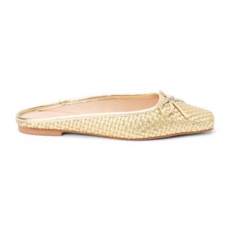 Matisse Footwear Womens Remy Slip On Mule In Gold Weave