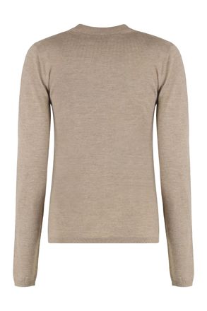 Max Mara Womens Lightweight Cashmere Knit Sweater Beige Tops Top