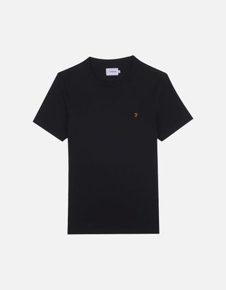 Farah Mens Farah New Danny T-Shirt - Black - Size: 40