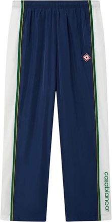 Casablanca Track Pants - Heren - Sweatpants - Blauw - M - Leer - Broeken