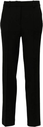 P.A.R.O.S.H. Klassieke Straight Leg Broek - Dames - Slim Fit Broeken - Zwart - S - Wol - Broeken