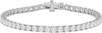 Diamond2Deal 14K Gold 1 CTW Lab-Grown Diamond Straight-Line Tennis Bracelet 7