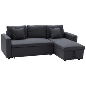 Happy Garden Happy Garden - Sof&aacute; Cama Clark 3 Plazas Color Gris Jaspeado