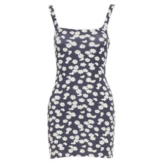 Reformation Becky Daisy Print Mini Dress