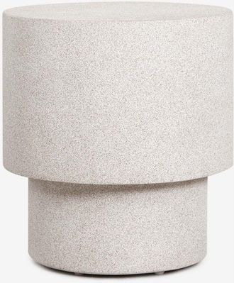 Sklum Pack De 2 Mesitas De Noche Redondas &Oslash;45 Cm En Cemento Selara Sklum