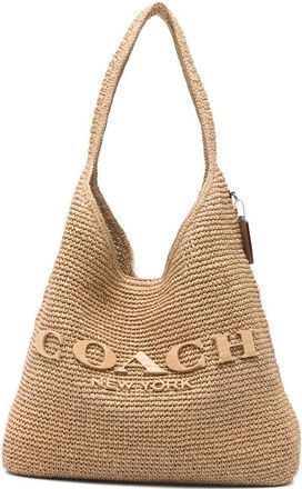 Coach 39 Brooklyn Embossed-logo Shoulder Bag