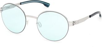 Ic! Berlin IC0215 Pina 20V Mens Sunglasses Silver Size 53