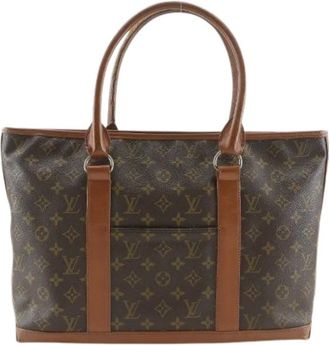 Louis Vuitton Pre-owned Tote Bags, female, Brown, Size: ONE SIZE Pre-owned Weekend PM Monogram Tote Bag
