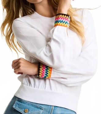 Lisa Todd Love Bond Tee In White