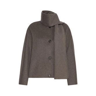 Max Mara Dames, Jassen, Grijs, Maat: S Wol