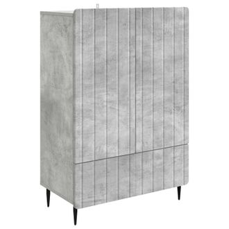 vidaXL Aparador Gris Hormig&oacute;n 66 X 34,5 X 97 Cm Madera De Ingenier&iacute;a Vidaxl