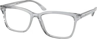 Prada Stijlvol Brillenmontuur - Heren - Brillen - Grijs - 56 MM - Accessoires