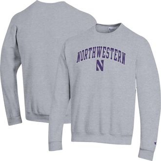 Champion Mens Champion Heather Gray Northwestern Wildcats Arch Over Logo Pullover Sweatshirt at Nordstrom, Size Xx-Large