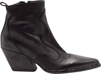 Elena Iachi E2040 Boot - Dames - Cowboylaarzen - Zwart - 36 EU - Leer - Schoenen