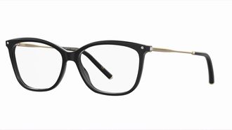 Carolina Herrera Womens 56 mm Black Eyeglasses