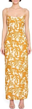 Amanda Uprichard Lawrence Mixed Print Maxi Dress in Botticelli Print at Nordstrom Rack, Size X-Large
