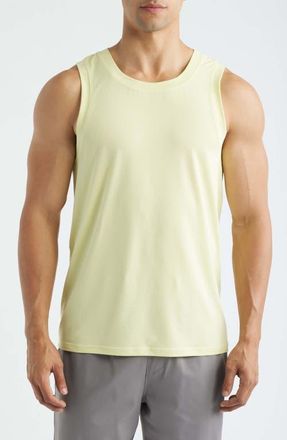 Zella Endurance Performance Tank in Green Wheat at Nordstrom, Size Xx-Large