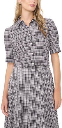 Vince Camuto Puff Shoulder Button Down Shirt