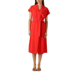 Moss Copenhagen Dames, Jurken, Rood, Maat: S